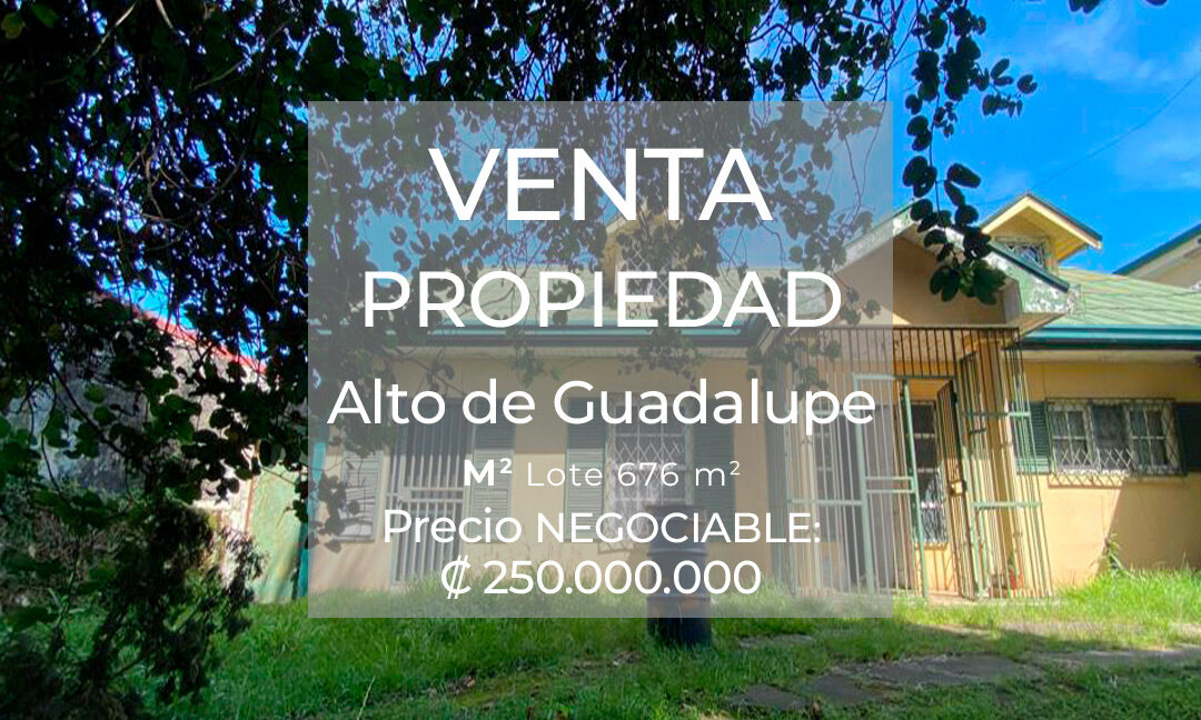 Se vende propiedad en el Alto de Guadalupe. (1)